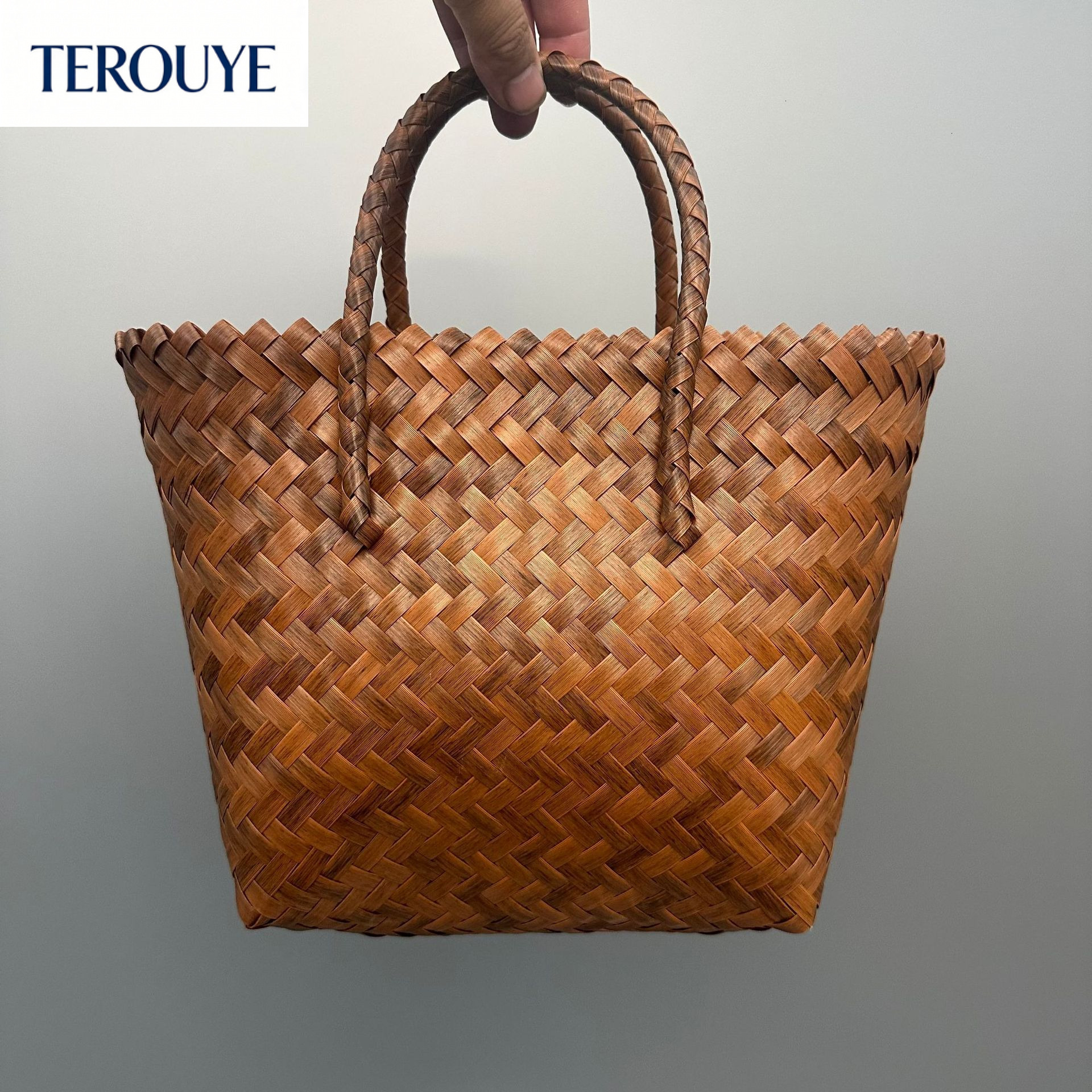 TEROUYE bag autumn and winter new French woven handbag, light luxury bag elegant style, fashionable niche design, women's shoulder bag