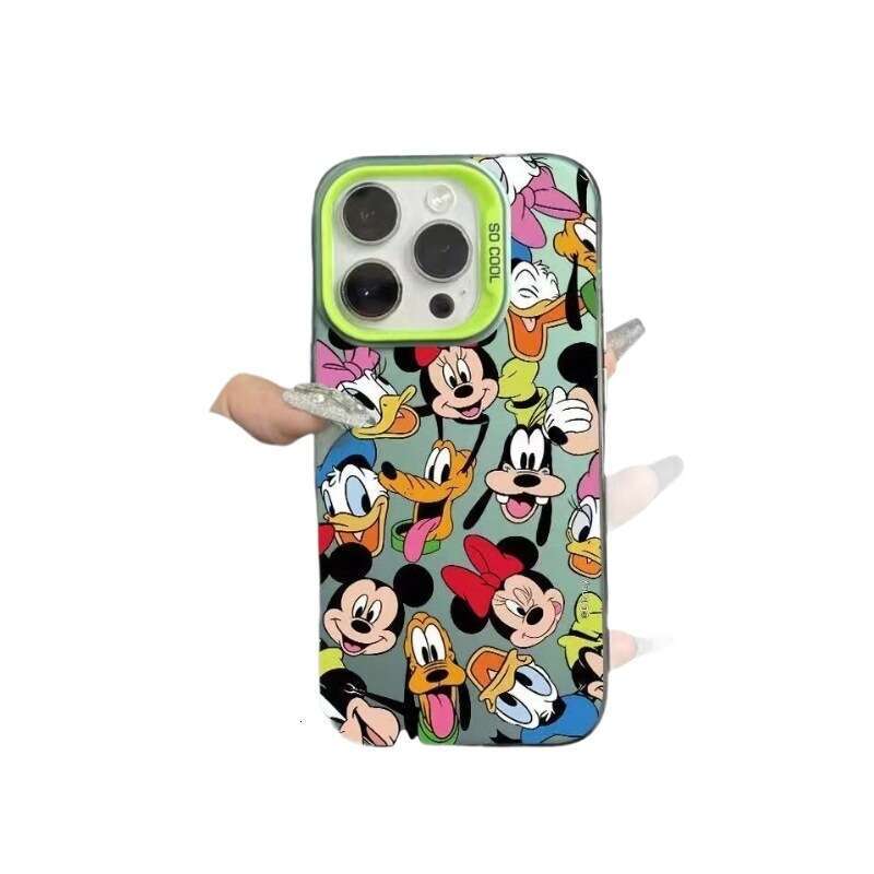 Mickey Family Avatar Compatible with Apple 15 Pro Phone Case iPhone 12 Shockproof 13 Cute XS Max Hard S260128 dca