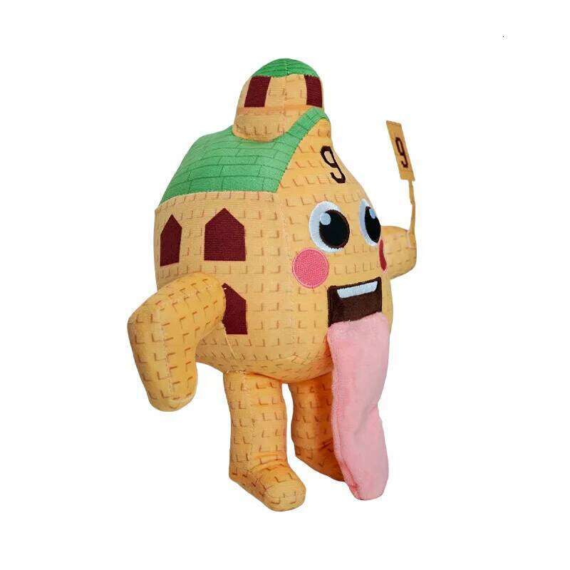 Kawaii Cartoon Steal a Brainrot Plush Toy Around Games Lovely House Number 9 For kids Birthday Halloween Gift Home Decor Y260128