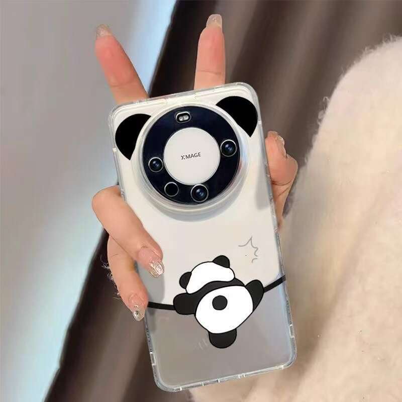 Naughty Panda Compatible with P70 Transparent Mate 70 Huawei Phone Case Honor 300 Shockproof Nova 13 Pro S260128