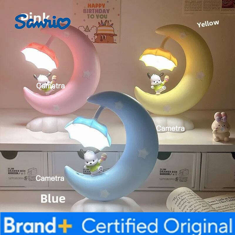 Sanrio Cute Night Light Table for Bedroom Sleep Bedside Lamp Girls Birthday Gift Desktop Decor Kids Room Ambient Lighting H2601281