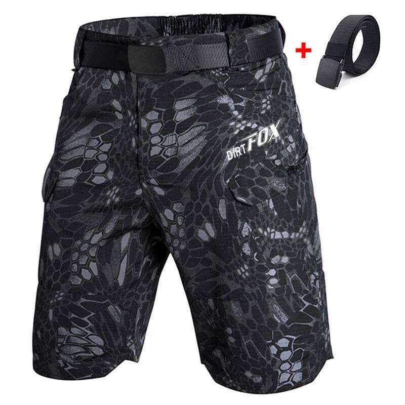 DIRTFOX Motorcycles Racing Downhill Short Pants Mountain Bike Shorts Tactics Cargo Bottoms Culottes Pantaloni Mtb Enduro X260128