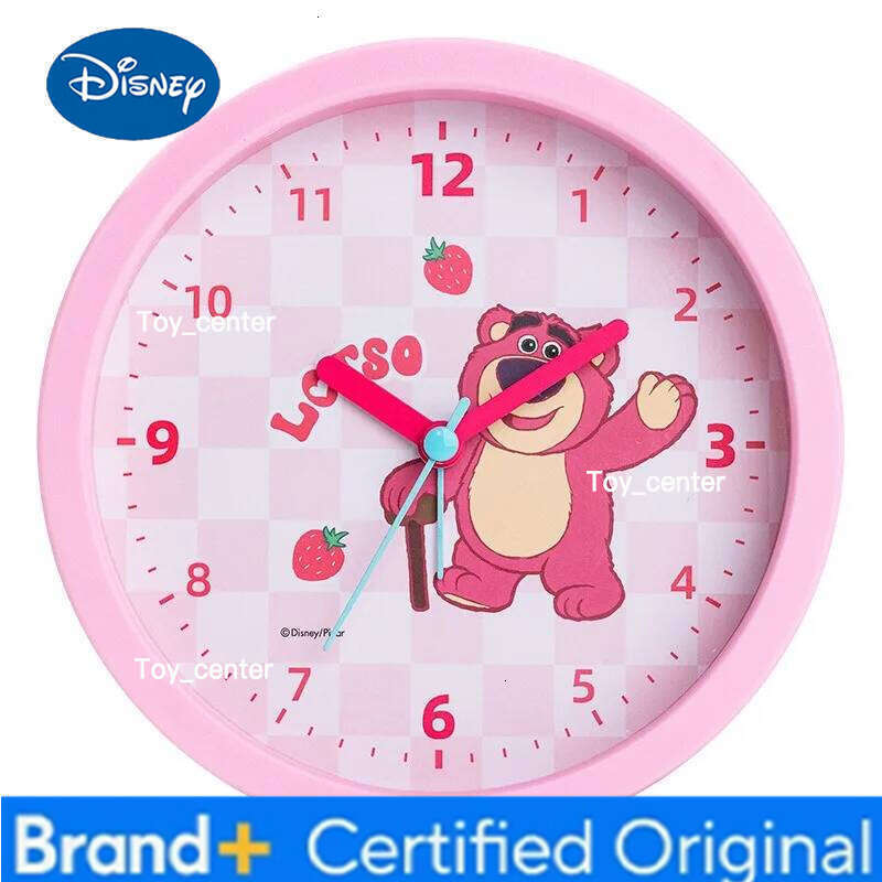 Disney Mickey Snow Strawberry Bear student alarm bedside table clock simple home cartoon children's desk ornaments H2601281