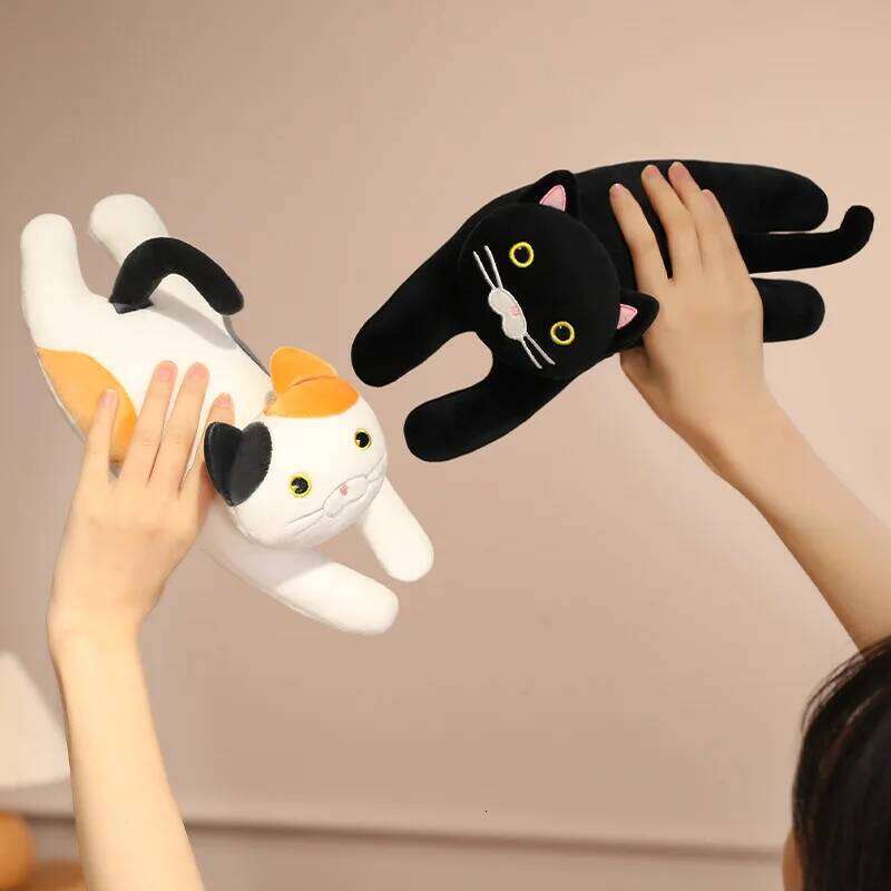 Cute new kitten plush doll, pillow cushion for men and women Y260128