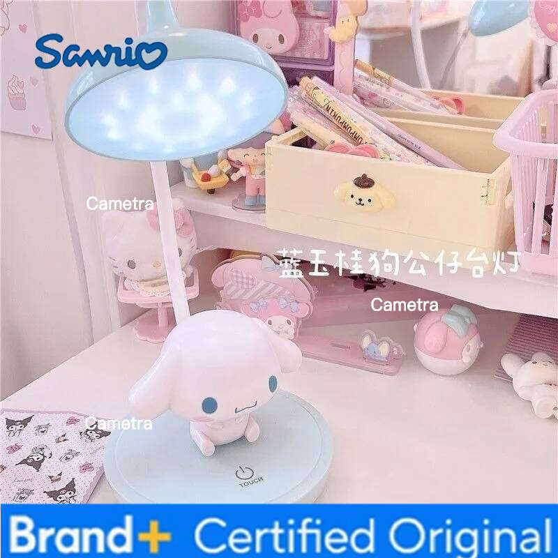 Sanrio Cinnamoroll My Melody Learning Foldable Desk Lamp Anime Cartoon High Beauty LED Student Bedroom Homework Specific Night Light H260128