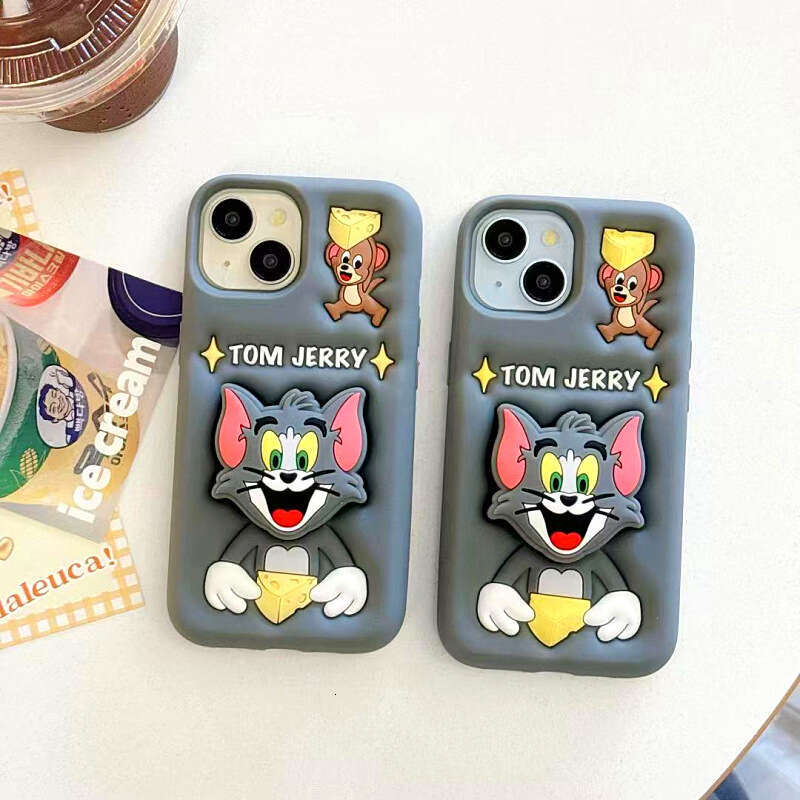 Suitable for iPhone 16 Pro Max Phone Apple 17 Silicone 12 Soft Case 13 Cartoon Stand 11 Cute Female Model S260128 21f