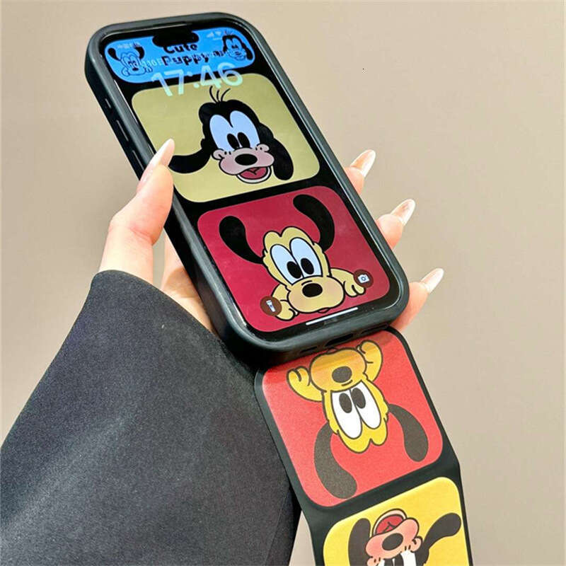 Flip Stand Goofy Pluto Compatible with Apple 16 Pro Max Phone Case 14 New iPhone 15 Pro/13 S260128