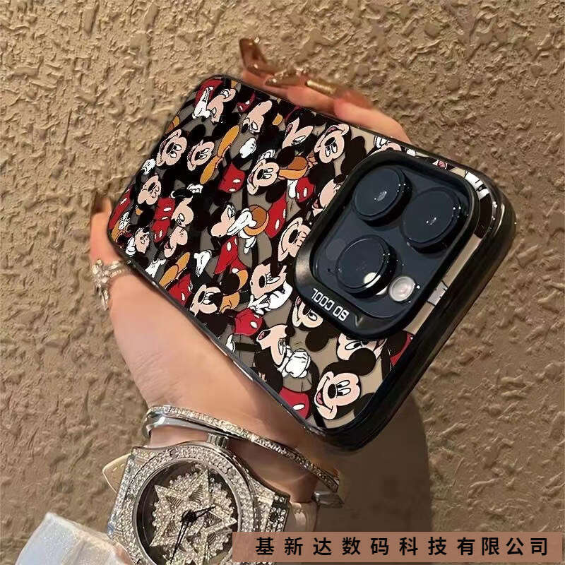 Full Screen Little Mickey Compatible with Apple 15 Max Phone Case iPhone 16 Cartoon 14 Pro Cute 13 New S260128