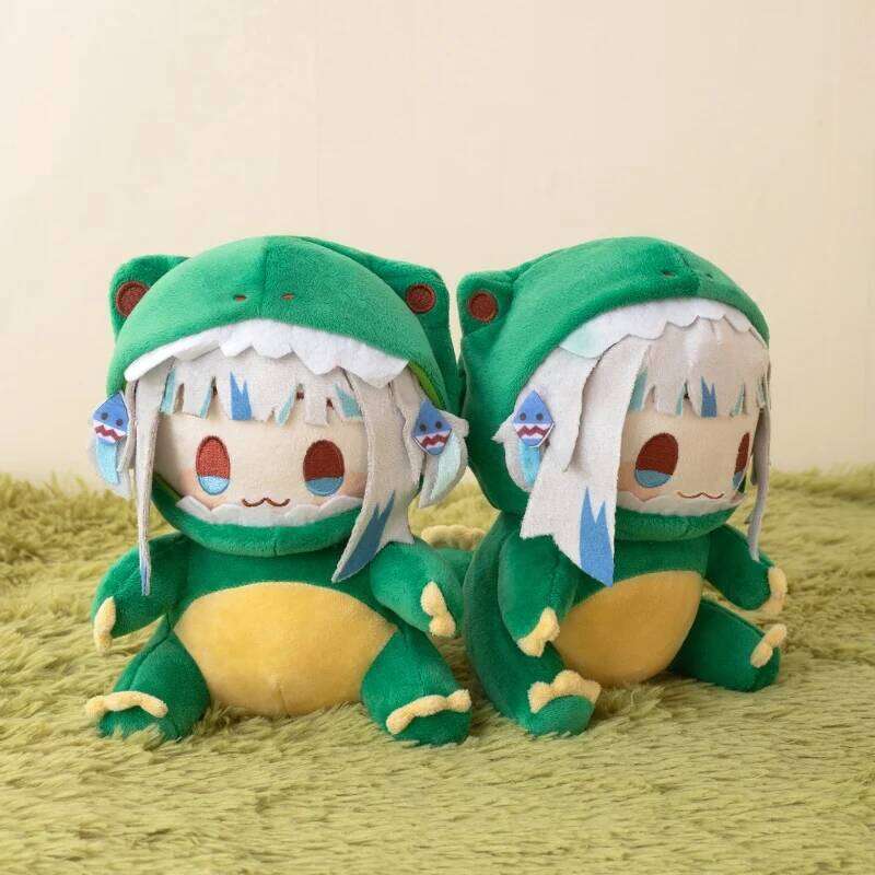 Lovely Ebi-chan Shrimp Hololive Gawr Gura Dino Plush Pendant Creative Cute Doll Birthday Gift Y260128
