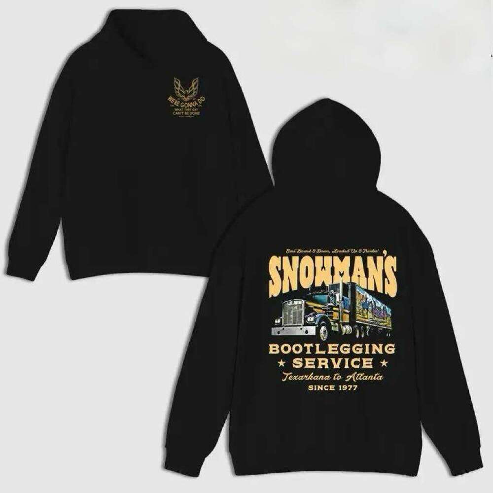 Snowman's Bootlegging Service Hoodie, Smokey and The Bandit