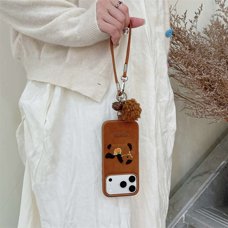 National Style Towel Embroidery Lucky Horse Compatible with iPhone 17 Apple 16 Pro Max/15/14 Phone Case New Niche S260128