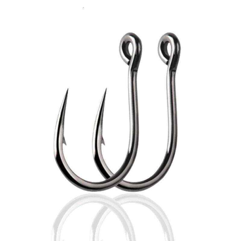 Mustad Sea Fishing Hoodlum with Barbed 10827 Fishhook Strong Pulling Force Grass Carp Fish Hooks Sturgeon Hook Z260128