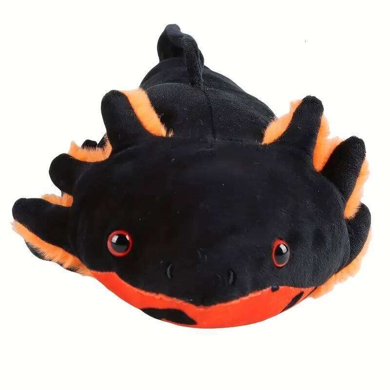 42cm Kawaii Axolotl Soft Stuffed Plush Salamander Hexagonal Dinosaur Plushie Toy Home Decoration Kids Christmas Gift Y260128