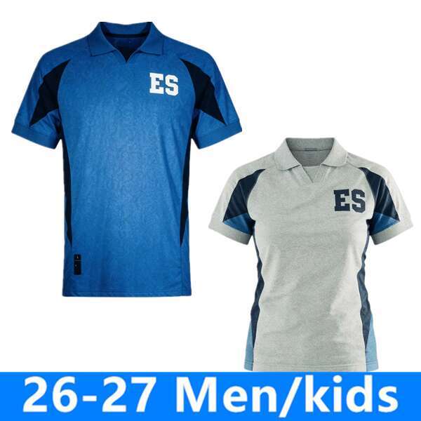 El Salvador Soccer Jersey 2026 ES Football shirts Salvador Jerseys 26 27 El Salvador Kit Home Away 3rd Third Uniform Men Kids Long Sleeve shirt