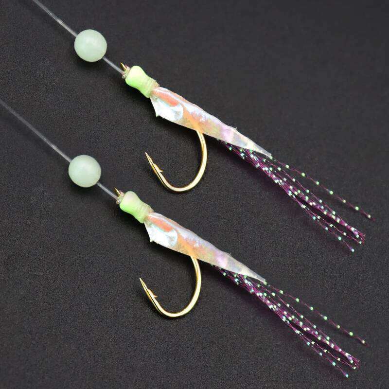 ZYZ Sabiki Rigs Luminous Sea Hooks 1 6 Fishhooks Saltwater or Freshwater Boat Fishing Set Tackle Z260128