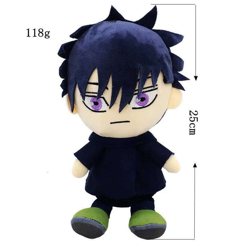 25cm New Jujutsu Kaisen hand puppet plush toy Toys Cute Soft Stuffed Gojo And Geto Pillow Dolls For Kid Birthday Christmas Gift Y260128