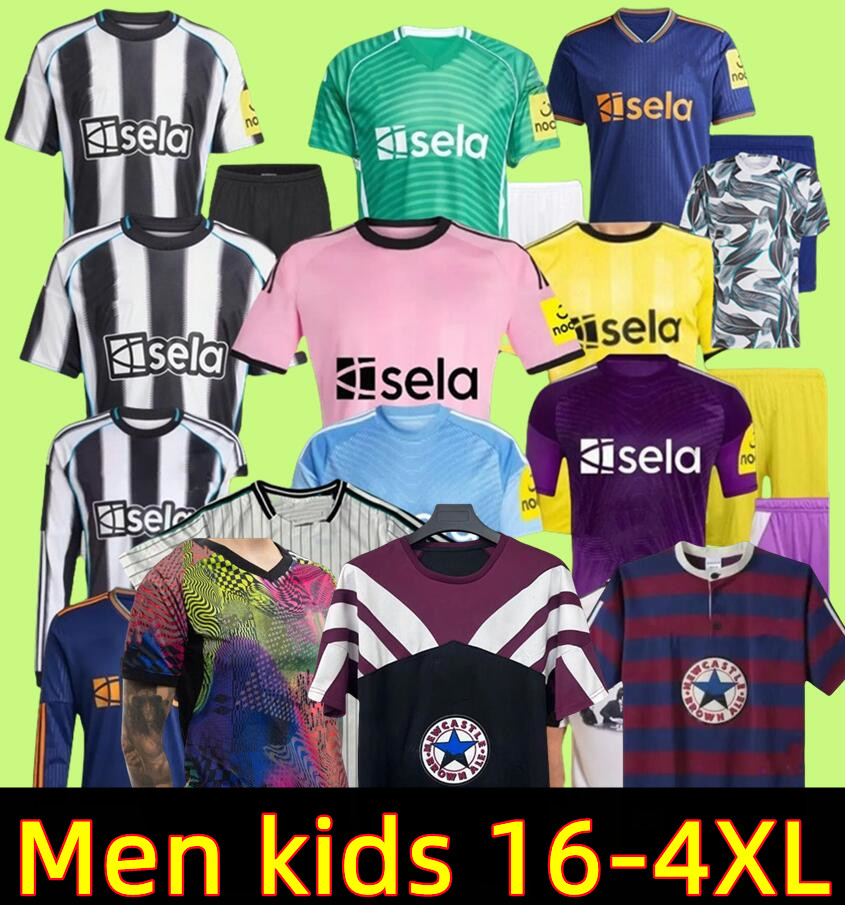 3XL 4XL 25 26 Soccer Jerseys Bruno Gordon Botman Joelinton Tonali Livramento Willock Krafth jersey fans player shirt men kit kids equipmentis