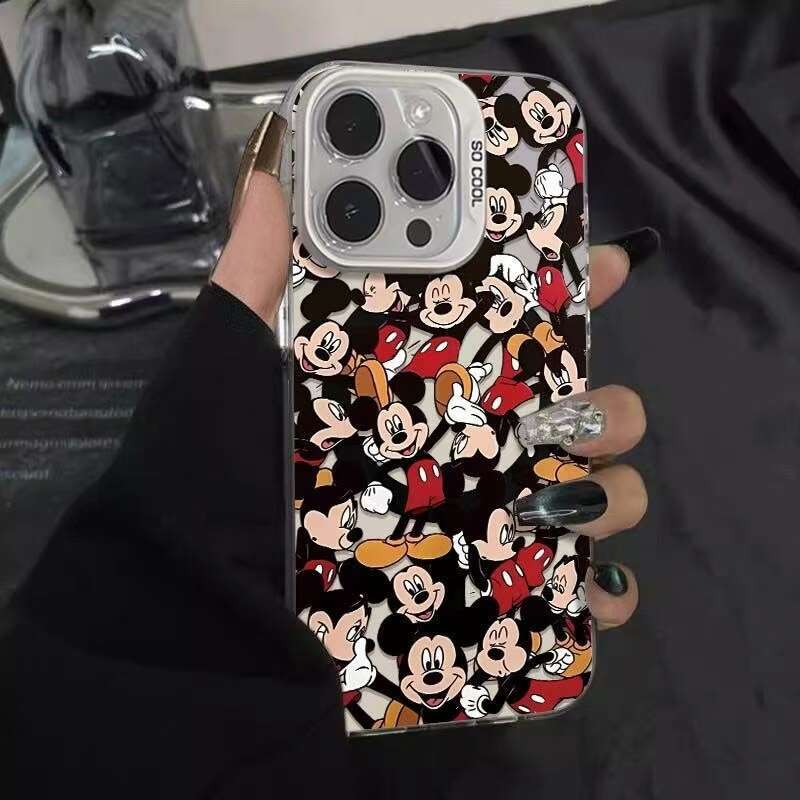 Full Screen Little Mickey Compatible with Apple 15 Max Phone Case iPhone 16 Cartoon 14 Pro Cute 17 New S260128