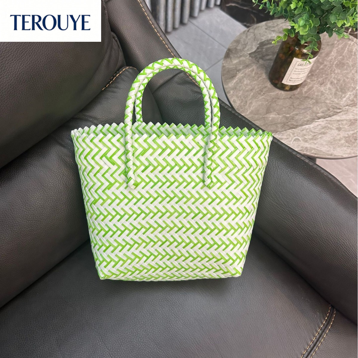 TEROUYE bag autumn and winter new French woven handbag, light luxury bag elegant style, fashionable niche design, women's shoulder bag