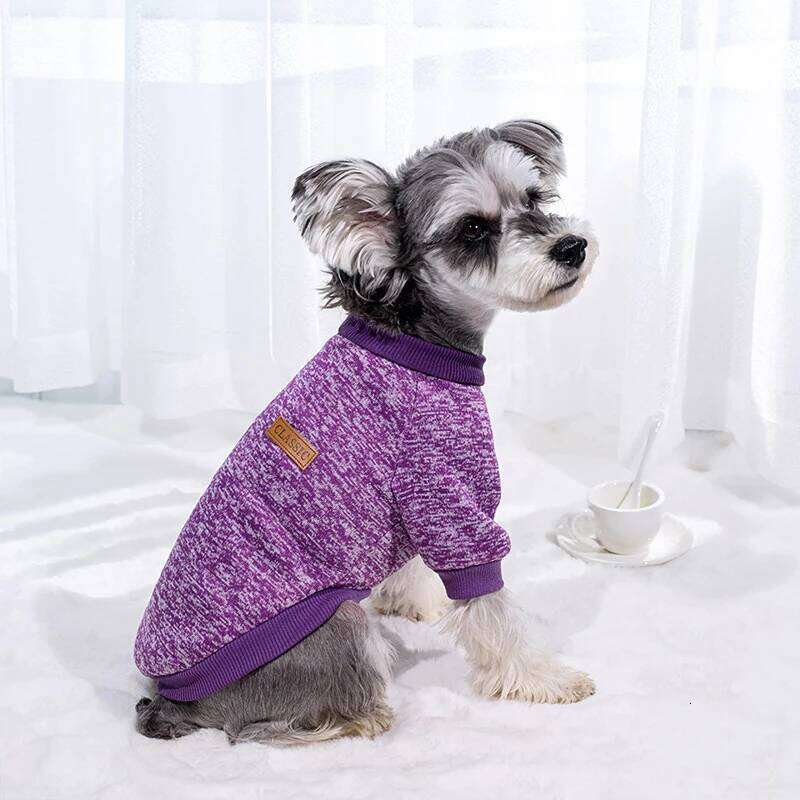 Puppy Cat Jacket Winter Warm Clothes for Small Dogs Coat Classic Pullover Clothing Outfit Sweatshirts Casual Pet Costumes XJ260127