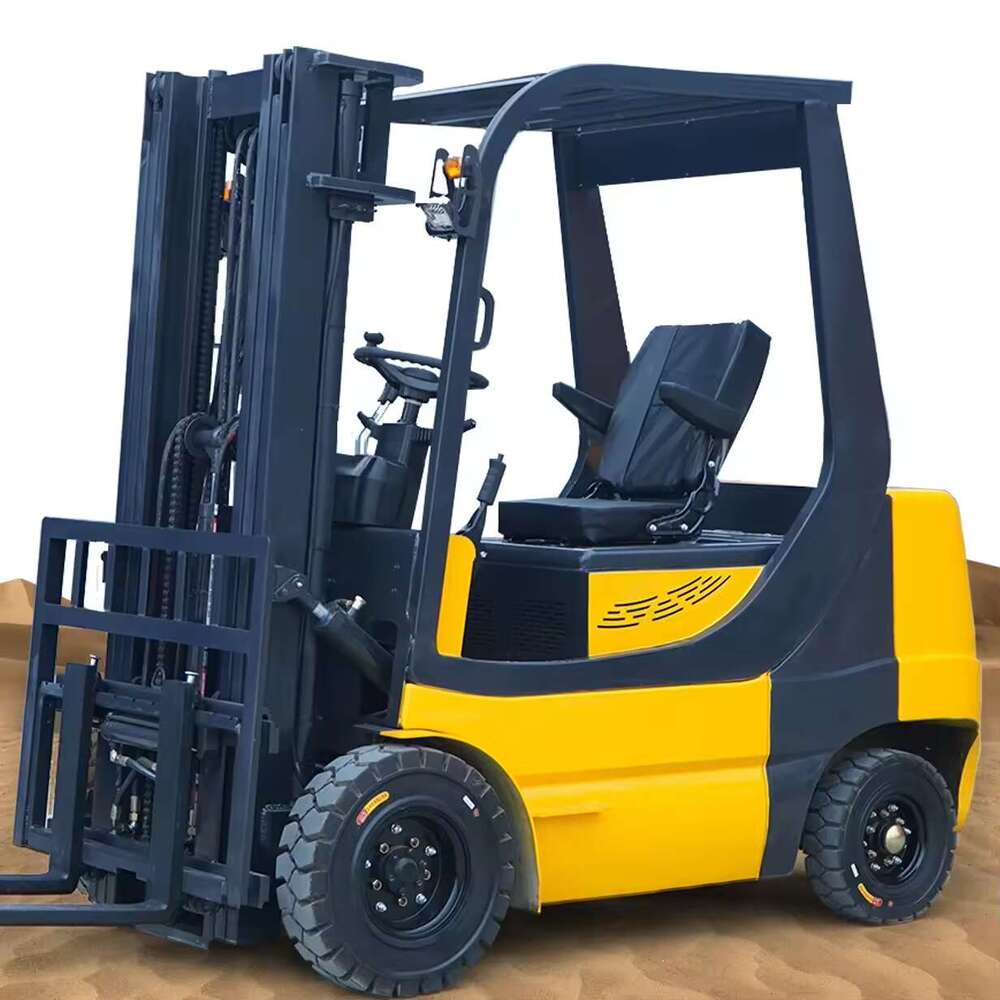 Heavy Duty Electric Forklift 3 Ton Lifting Power Efficient AC System Zero Emission Indoor Counterbalance Fork Lift For Industrial Material