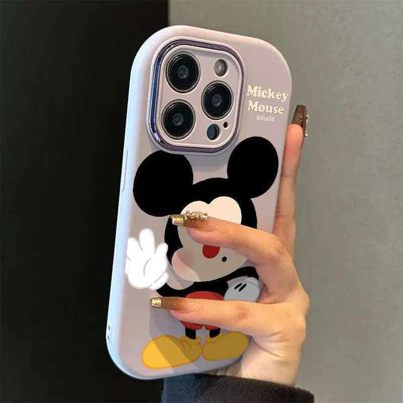 Hello Mickey Compatible with Apple 17 Pro Max Precision Hole Plus-size Phone Case iPhone 16/15/14/13 New S260128