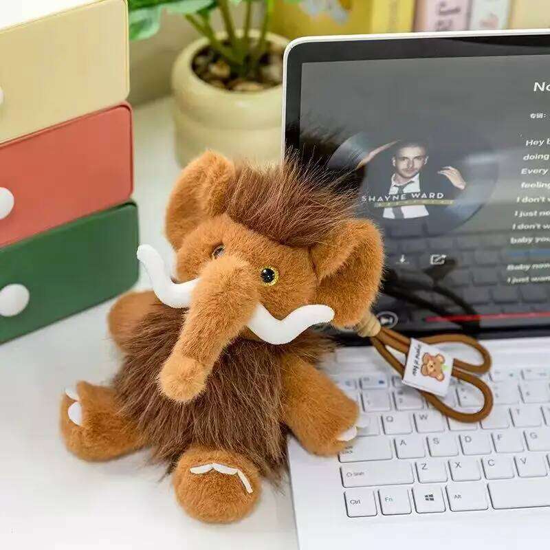 20cm Cute Doll Ice Age Toys Soft Plush Toy Filled With Mammoth Fur Halloween For Kids Birthday Gift Y260128