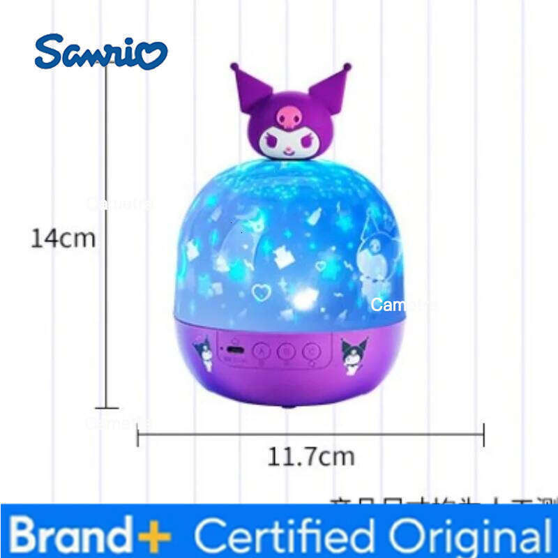 Sanrio New Kuromi Projector Cinnamon Roll Nightlight Children'S Birthday Christmas Gift Bedroom Sky Lamp H260128