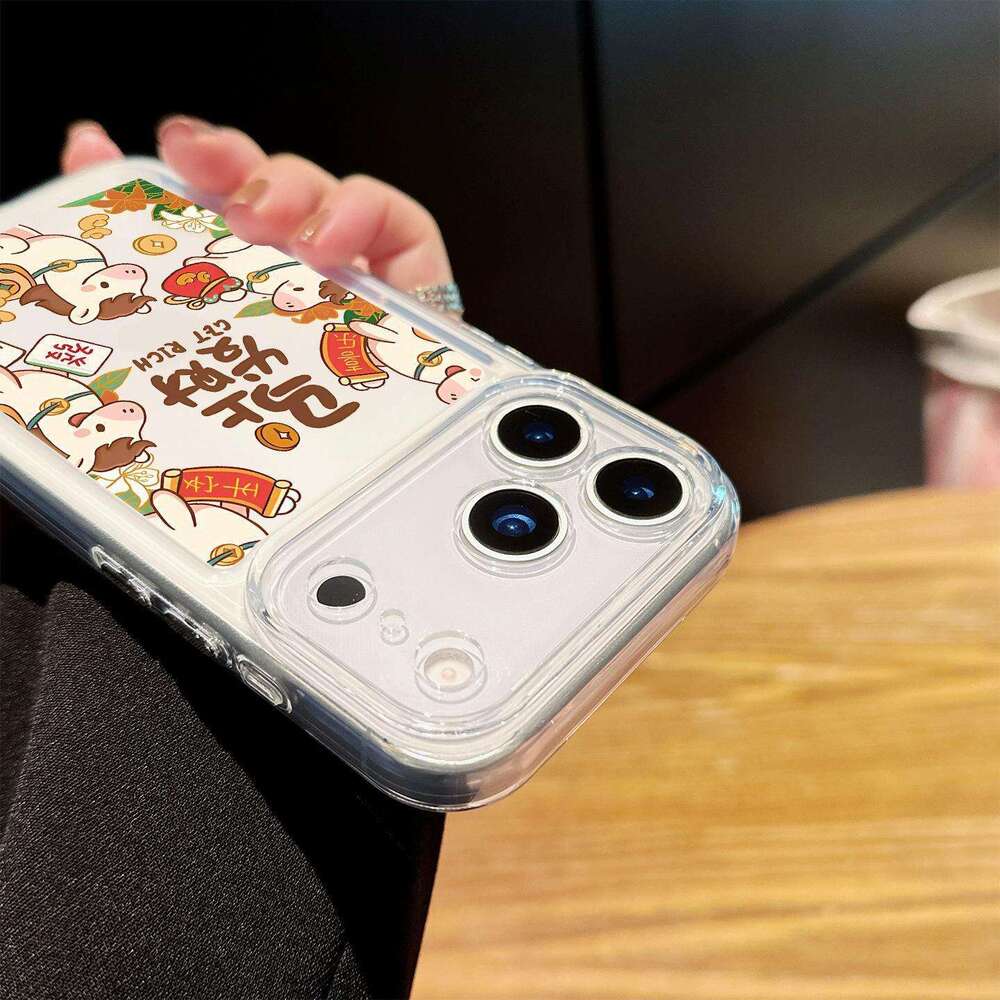 Year of the Horse Prosperity Suitable for Apple 17 Pro Max Phone iPhone 16 New Model 15 Full Coverage 13 Soft Case 12/X S260128 edd