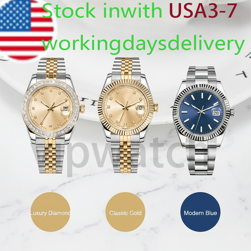 casual style watch designer watch men's and women's automatic mechanical watch 41/36/28MM all stainless steel sapphire night light couple watch