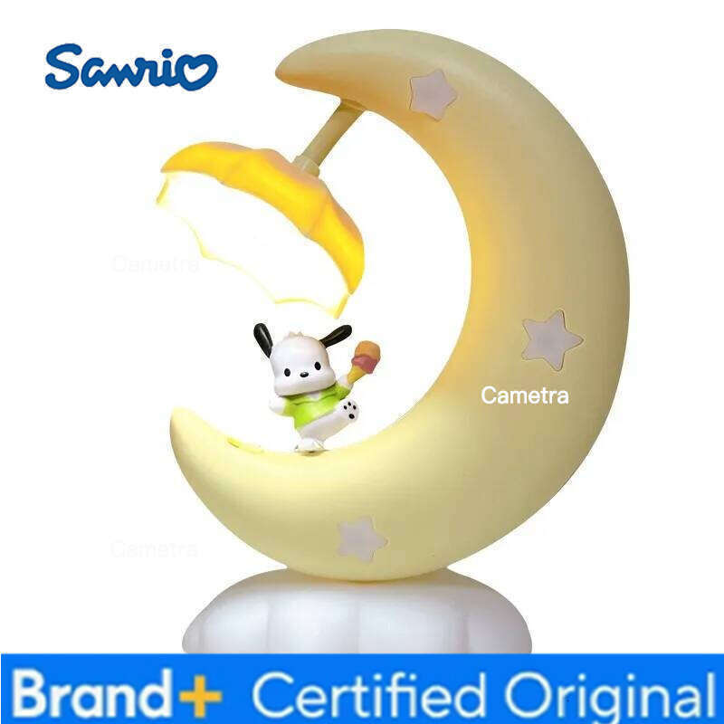 Sanrio Cute Night Light Table for Bedroom Sleep Bedside Lamp Girls Birthday Gift Desktop Decor Kids Room Ambient Lighting H2601281