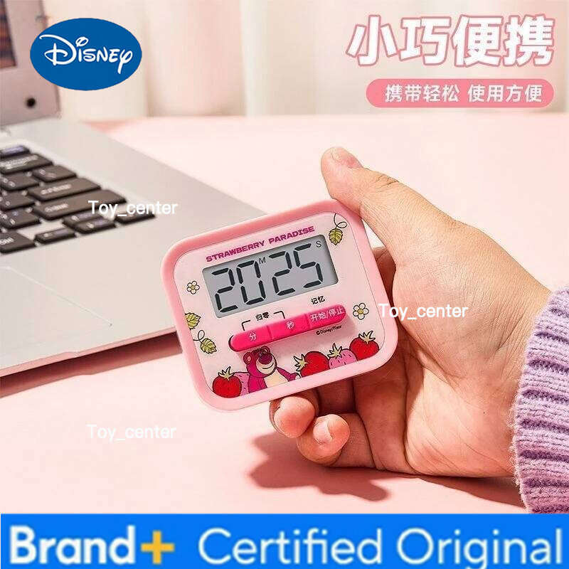 Disney Stitch Lotso Elsa Mickey Cute Kawaii Mini Portable Learning Self-Discipline Electronic Timer Time Manager Peripheral Alarm Clock H260128
