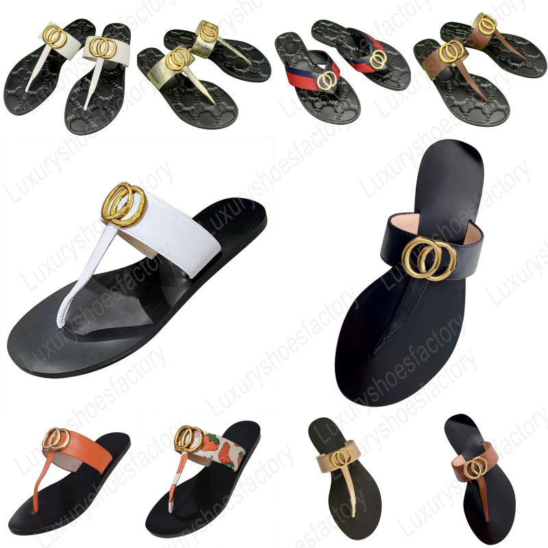 Designer Slippers sandal Women's slides Summer Outwear Leisure Vacation slides Beach Slippers Flat Shoes 36-42