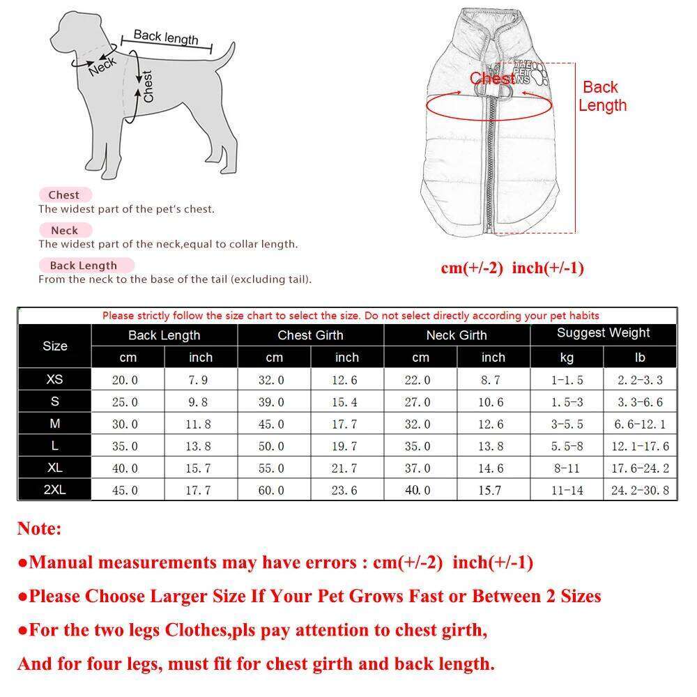 Waterproof Pet Clothes Winter Warm Dog Vest Coat With D-ring Reflective Pets Jacket For Small Medium Dogs Chihuahua Bulldog XJ260127