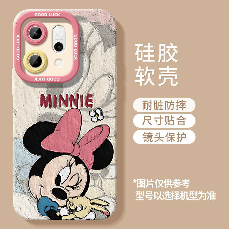 Mickey Minnie Compatible Oppo Reno14 Phone Case Reno13 Women Reno12 Pro+ Protective Cover 11 Full Coverage 9P S260128