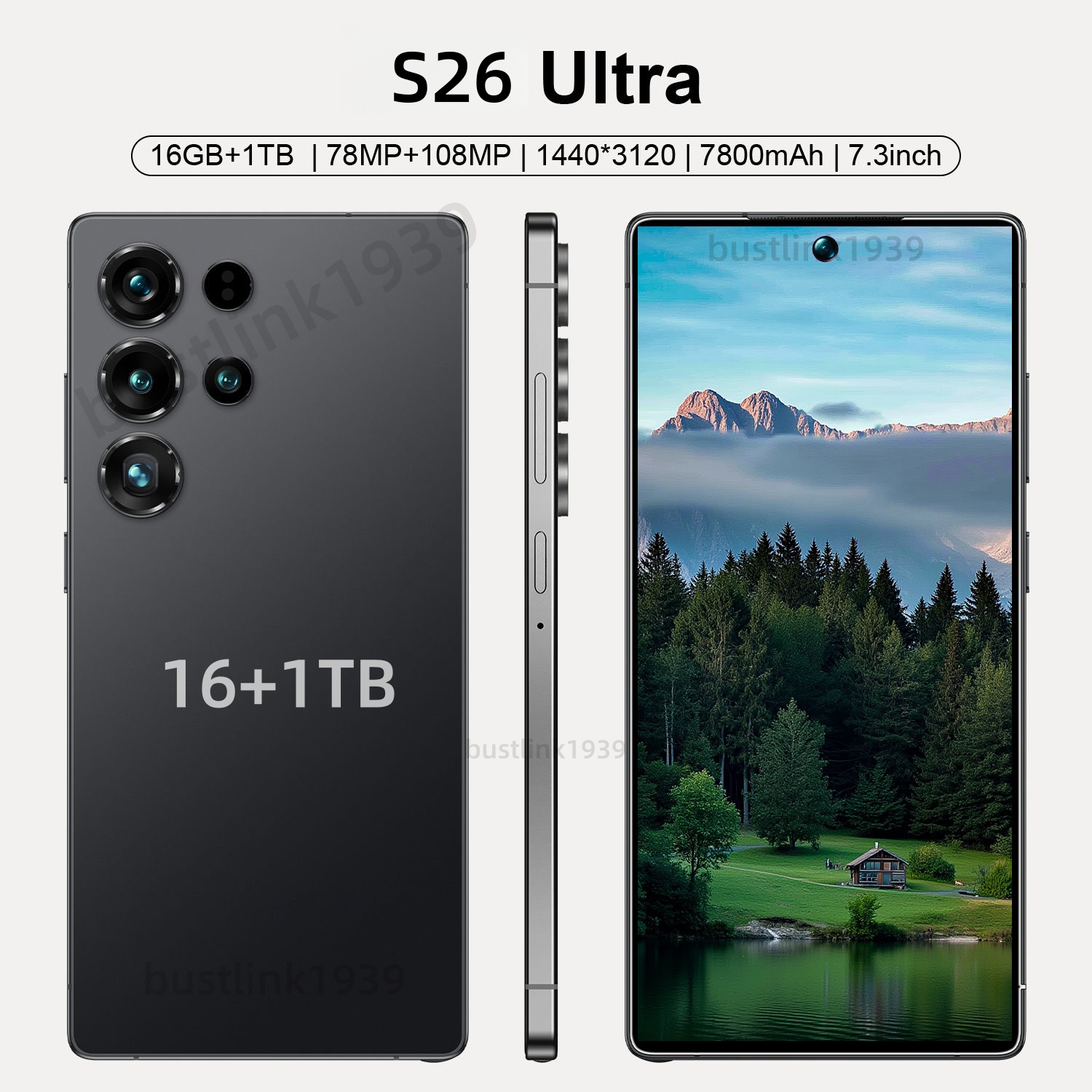 6.9inch 5G S26 S25 Ultra Phone Unlocked English Touch Screen Phone Local Warehouse Android Smartphone Camera Phone HD Display Face Recognition 1TB