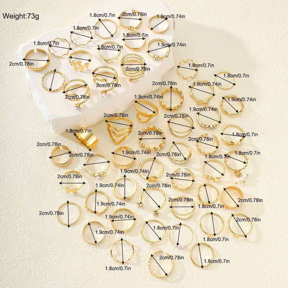 New Fashion Geometric Knuckle Rings Set For Women Boho Butterfly Heart Zircon Gold Color Finger Ring Trendy Party Jewelry Gifts XJ260127