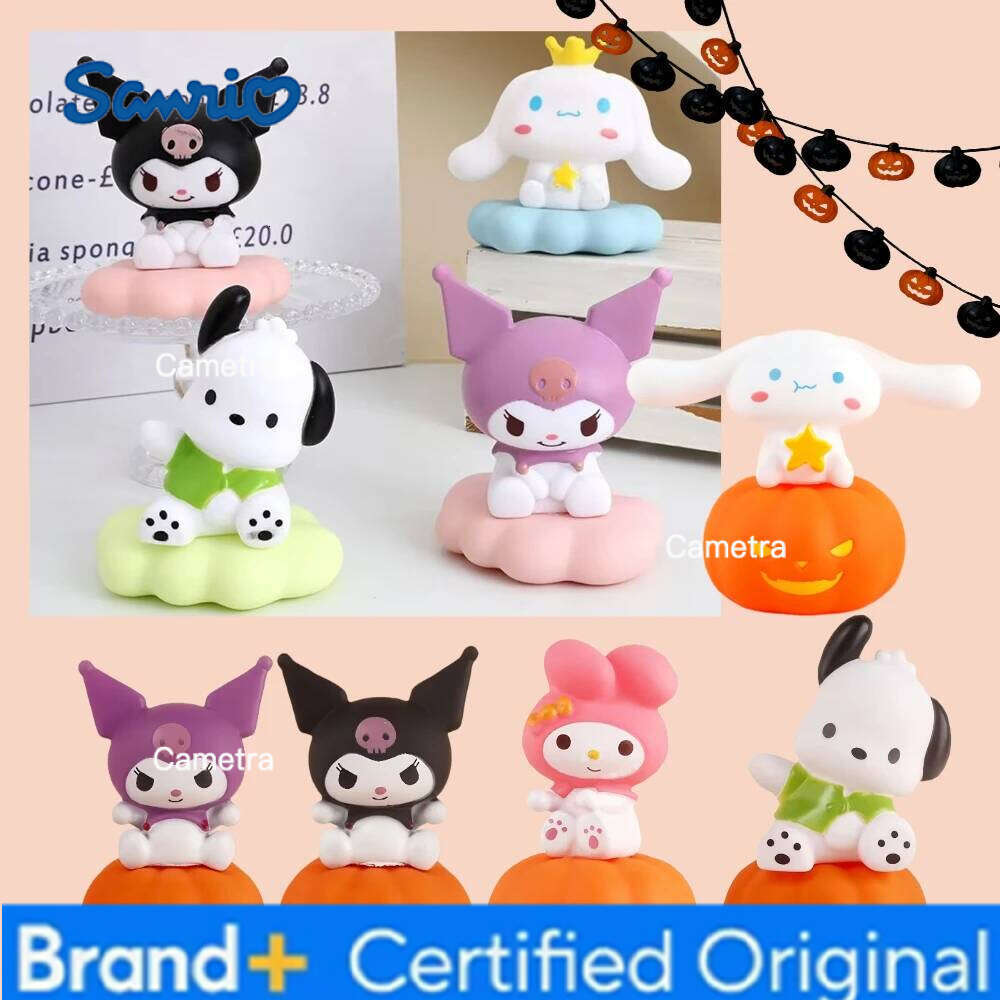 Sanrio Anime New s Kuromi Cinnamoroll Melody Glowing Children Toy Kawaii Table Light Illuminating Decoration Halloween Gifts H260128