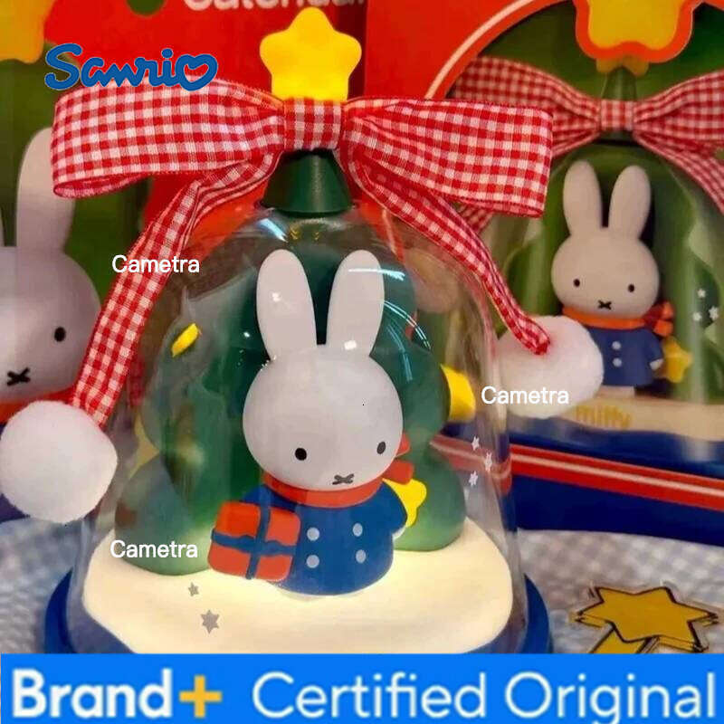 Sanrio Miffy Christmas Decorative Night Light Gifts Girls Bff Friends - Practical Anime Themed Lamp For Birthday Decorations H260128