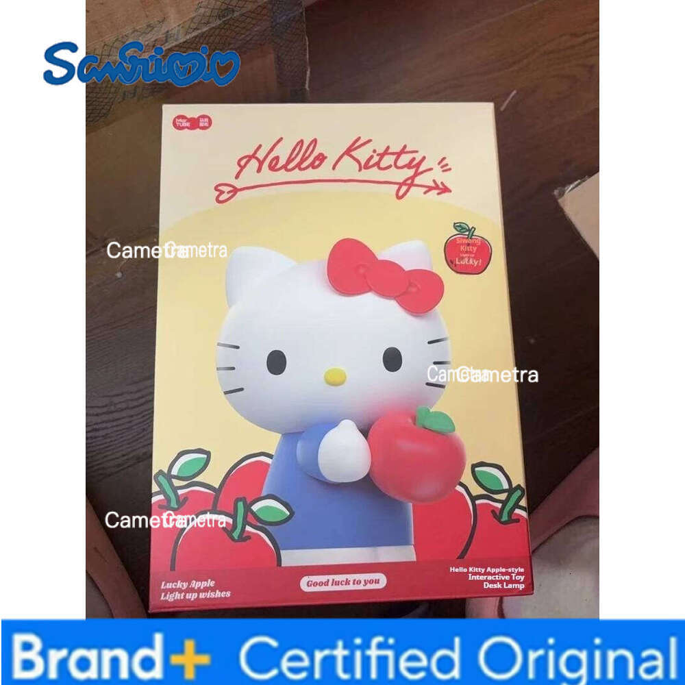Sanrio New Hellokitty Desk Lamp Cartoon Cute Bedroom Sleep Atmosphere Nightlight Bedhead Desktop Ornament Birthday Gift H260128
