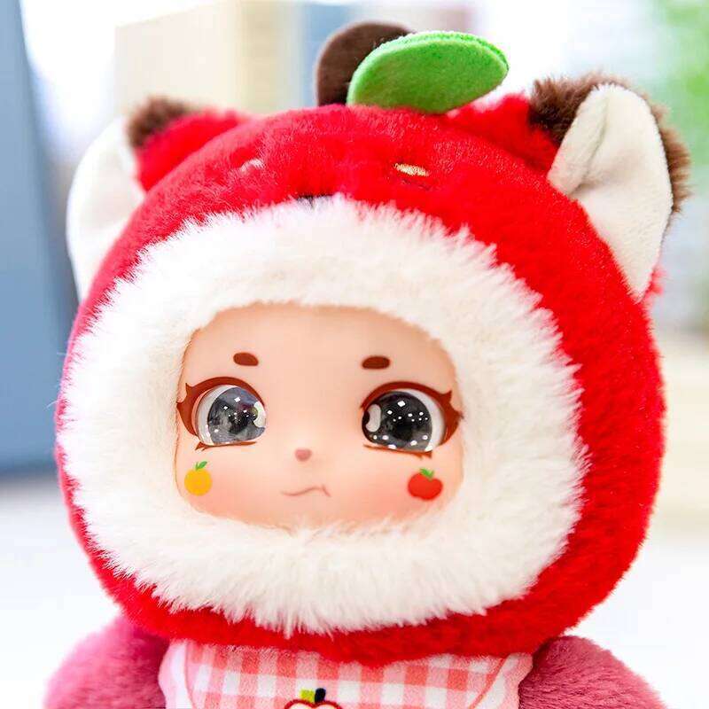 14cm Cute Fruit Sweetheart Party Vinyl Popular Stuffed Plush Toys Strawberry, Apple, Pear Kids Creative Gifts Pendant Y260128