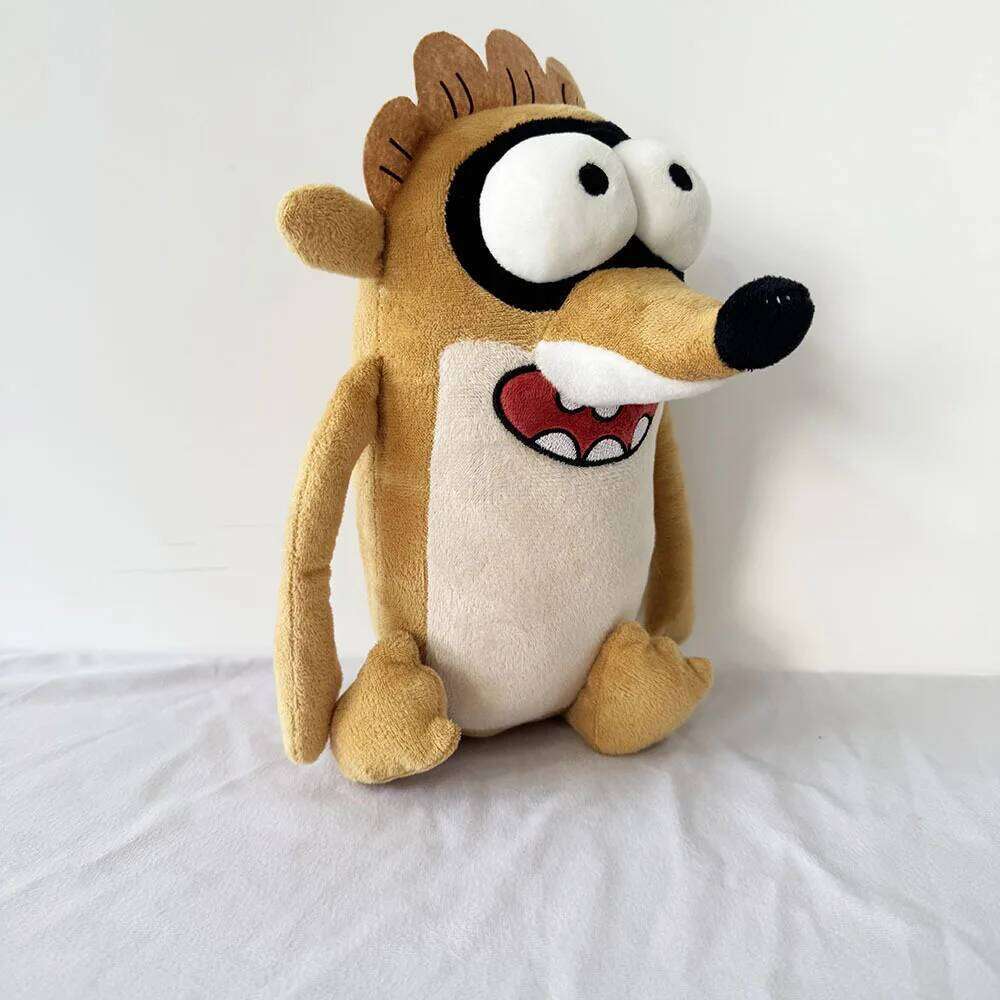 New 25cm Regular Show Plush Toys Cartoon Cute Soft Stuffed Dolls For Kid Birthday Christmas Gift Y260128
