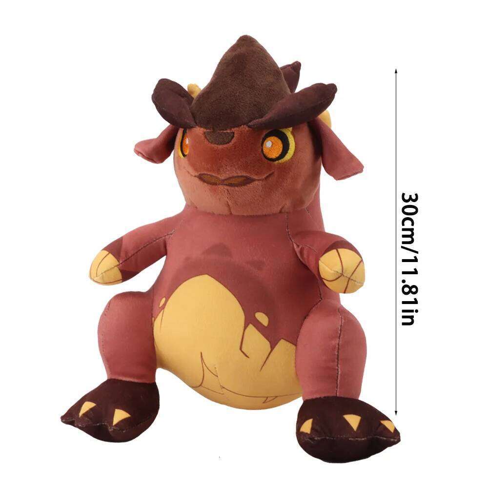 Kawaii Cartoon Natla Baby Tepetlisaurus Around Genshin Impact Game Character Plush Exquisite Stuffed Toy Kids' Gift Y260128