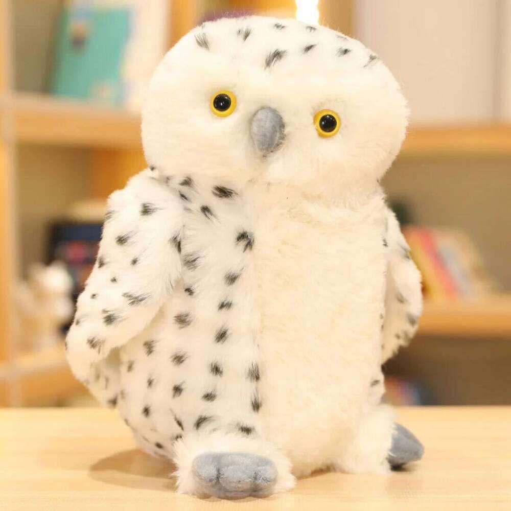 Imitation owl plush cute eagle doll children early education toys zoo Y260128