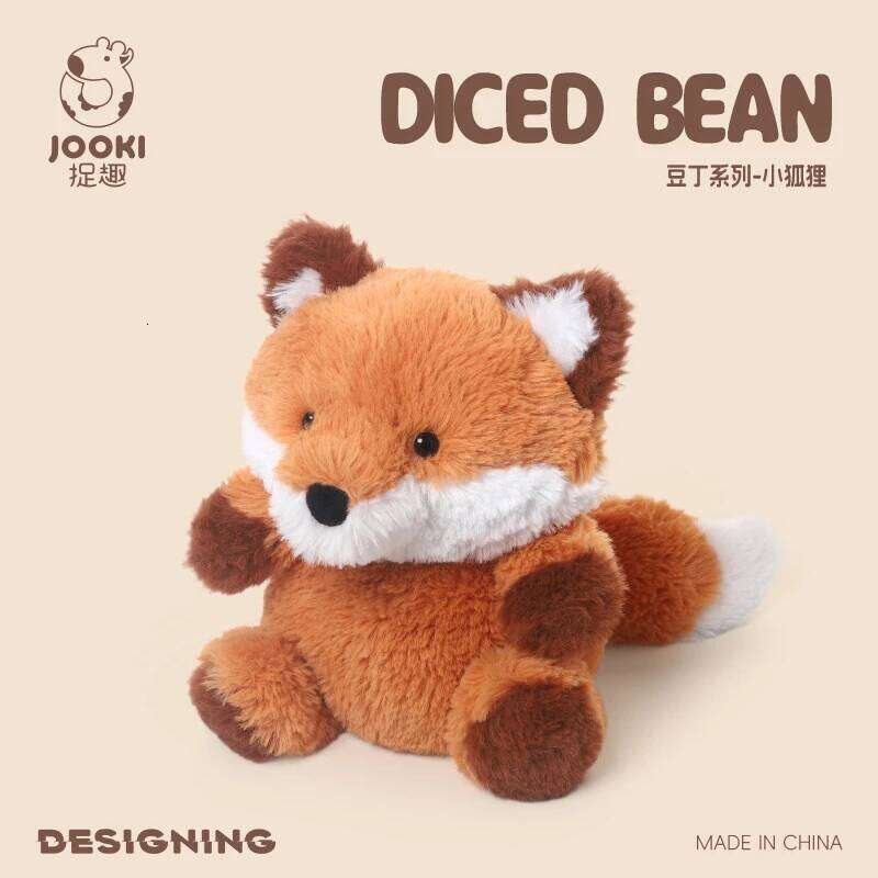 Soft Lovely Fox Plush Toy Stuffed Animal Pillow Kids Baby Girls Boys Sleep Accompany Anime Gift for Back to School Birthday Y260128