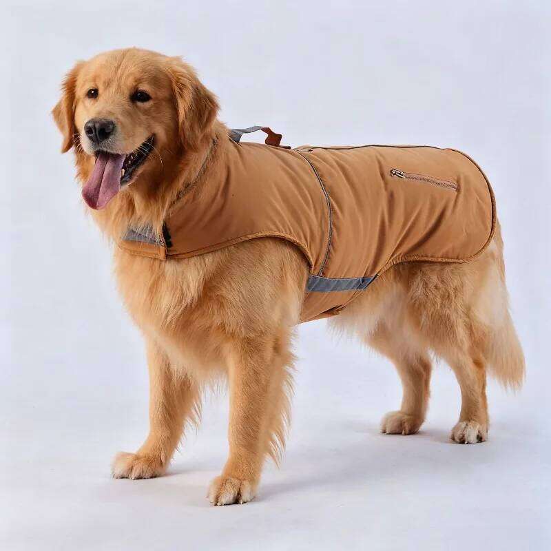 Winter Warm Dog Coat Large Dogs, Thicken Cold Weather Jacket for Golden Retriever,Samoyed, Border Collie and Medium Big Dogs XJ260127