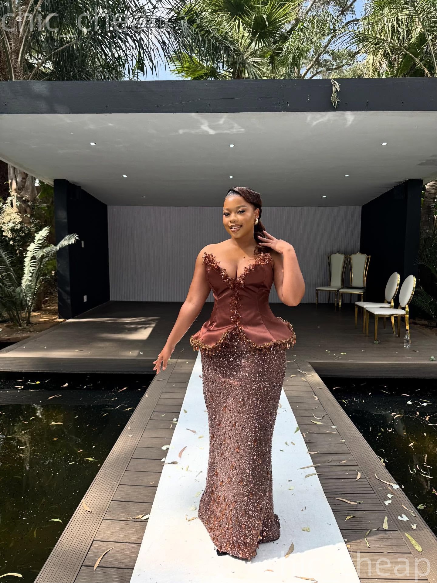 Aso Ebi Brown Sheath Prom Dresses 2026 Beaded Crystals Sweetheart Sequined Evening Formal Party Second Birthday Engagement Gowns Dress For Special Occ