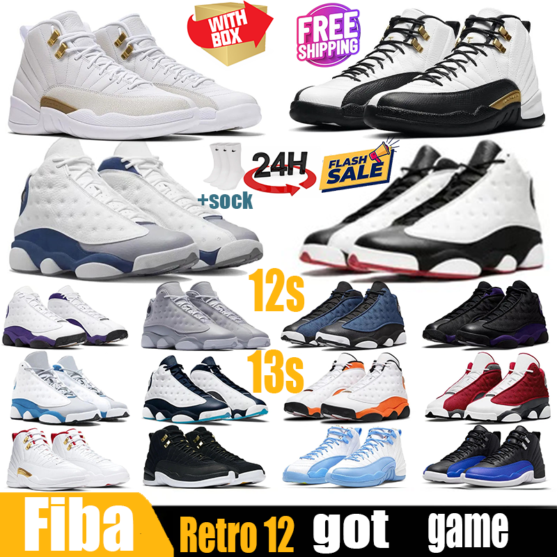Mens 13 J13 Sports Basketball Shoes Trainers 13s Bred Black Flint UniversityFrench Brave Blue Wheat Designer 12s Laney Light Ginger Gym Toro Outdoor Sneakers