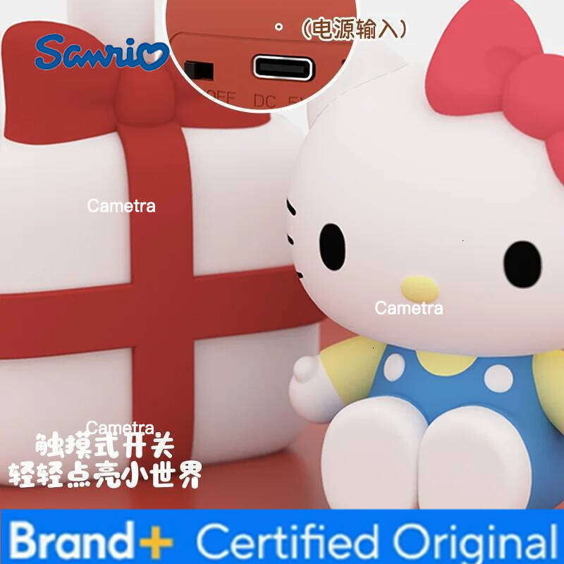 Sanrio New Hellokitty Desktop Charging Light Anime Cartoon My Melody Room Night Lamp Ornaments Girls Birthday Gifts H2601281