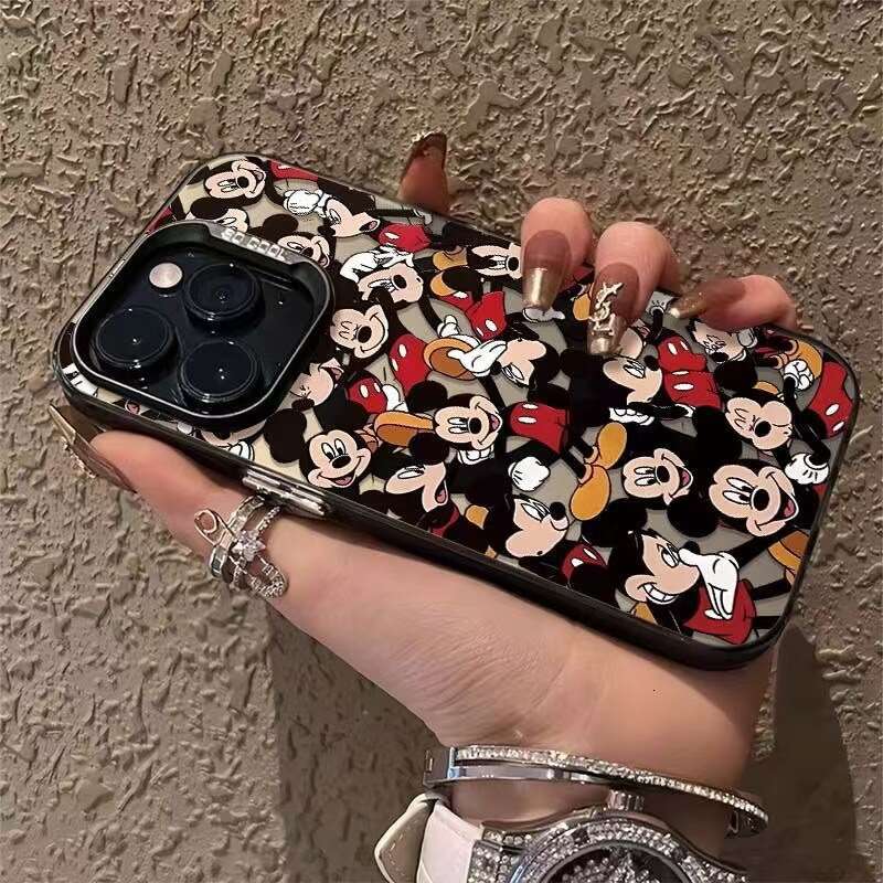 Full Screen Little Mickey Compatible with Apple 15 Max Phone Case iPhone 16 Cartoon 14 Pro Cute 17 New S260128